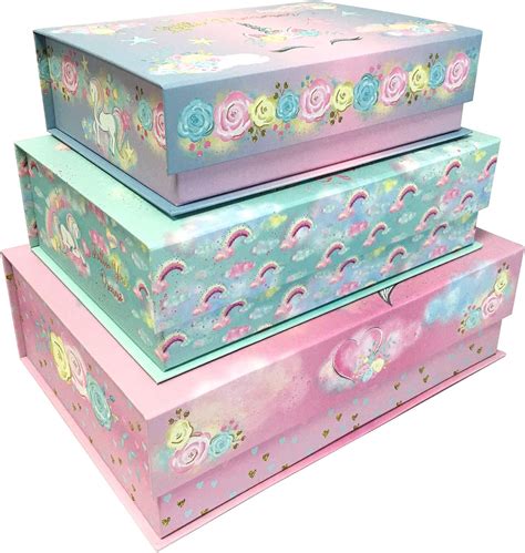 cute metal stackable box|decorative stackable boxes with lids.